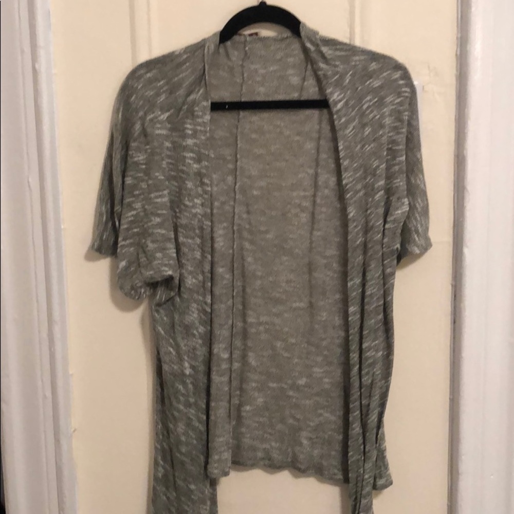 Arden b Grey shirt sleeve cardigan
